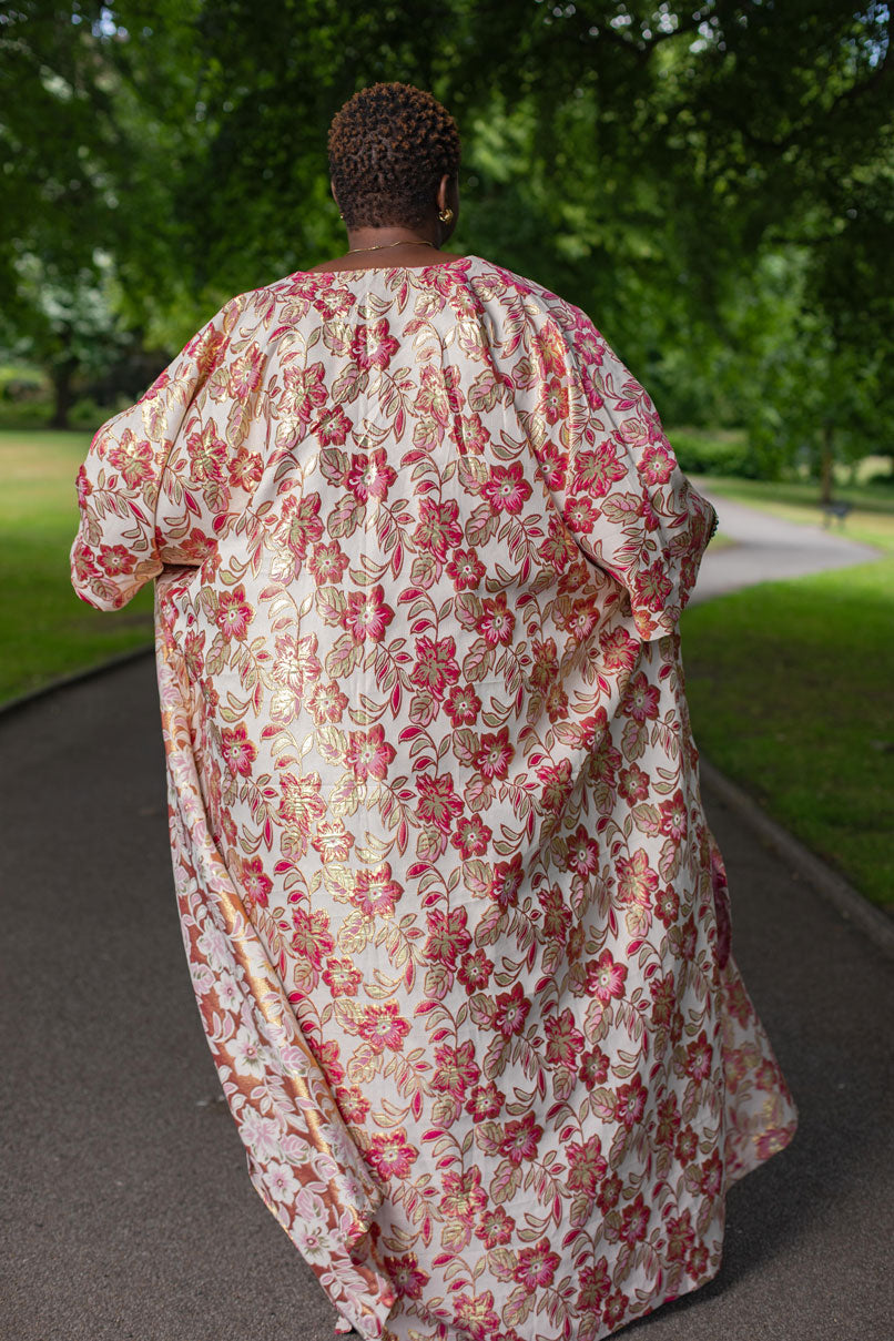 Modola Pink Bubu Kaftan Dress