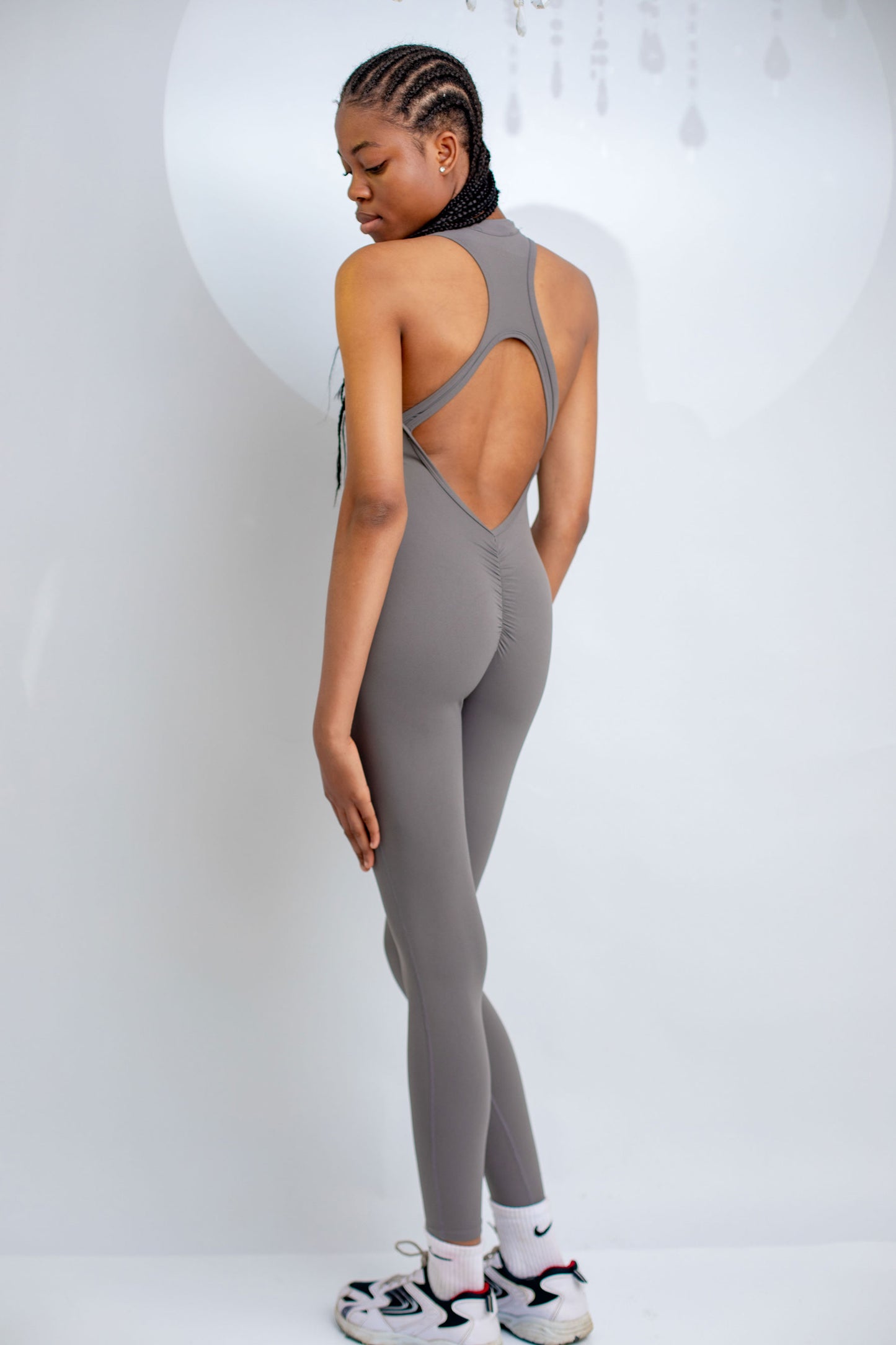 Ife Open Back Sportswear Bodysuit