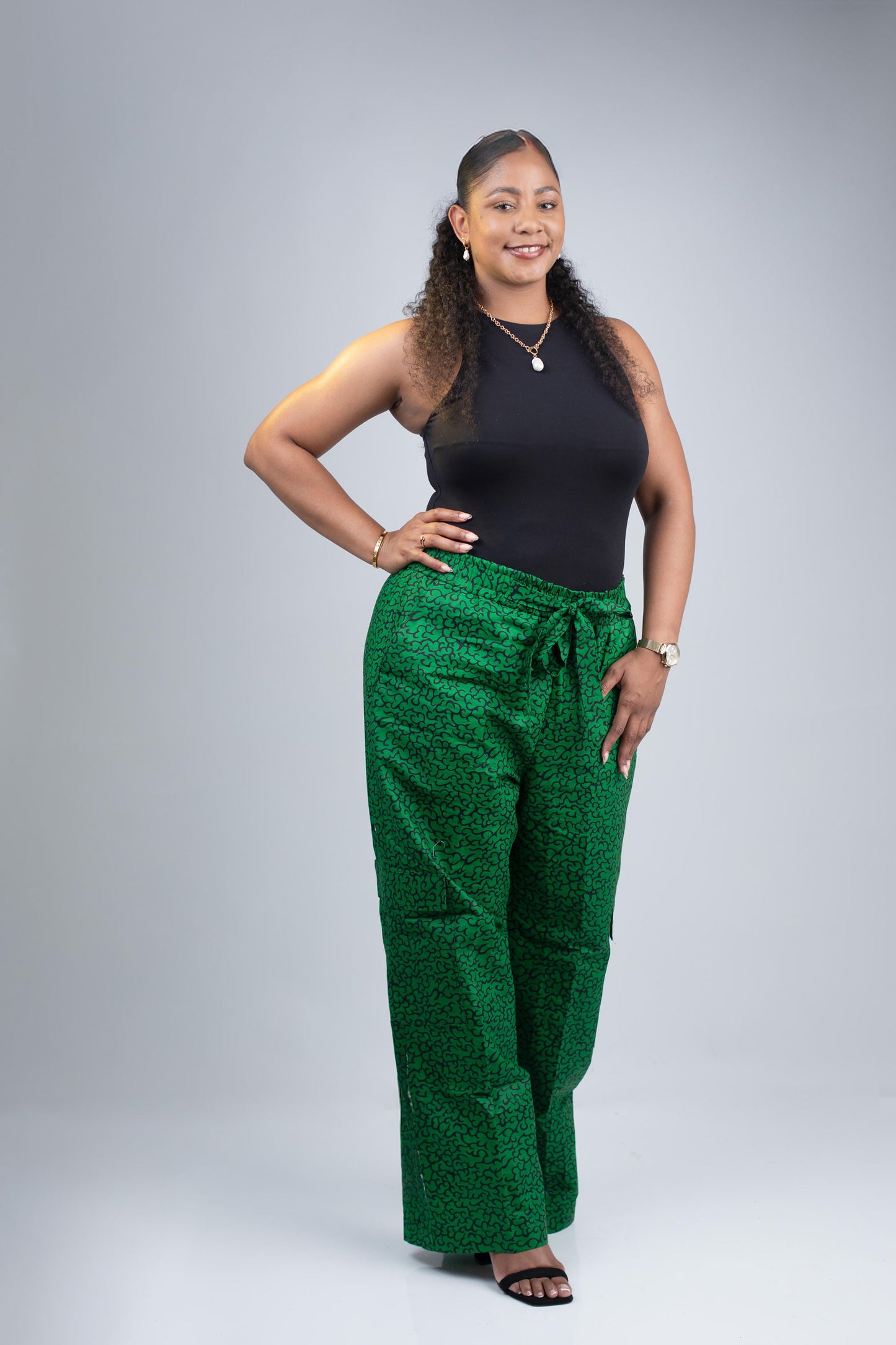 Gbemi Ankara Long Trousers with Side Pockets