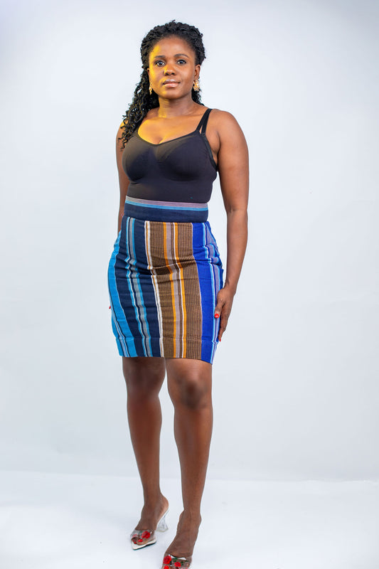Bimpe Aso Oke Pencil Skirt